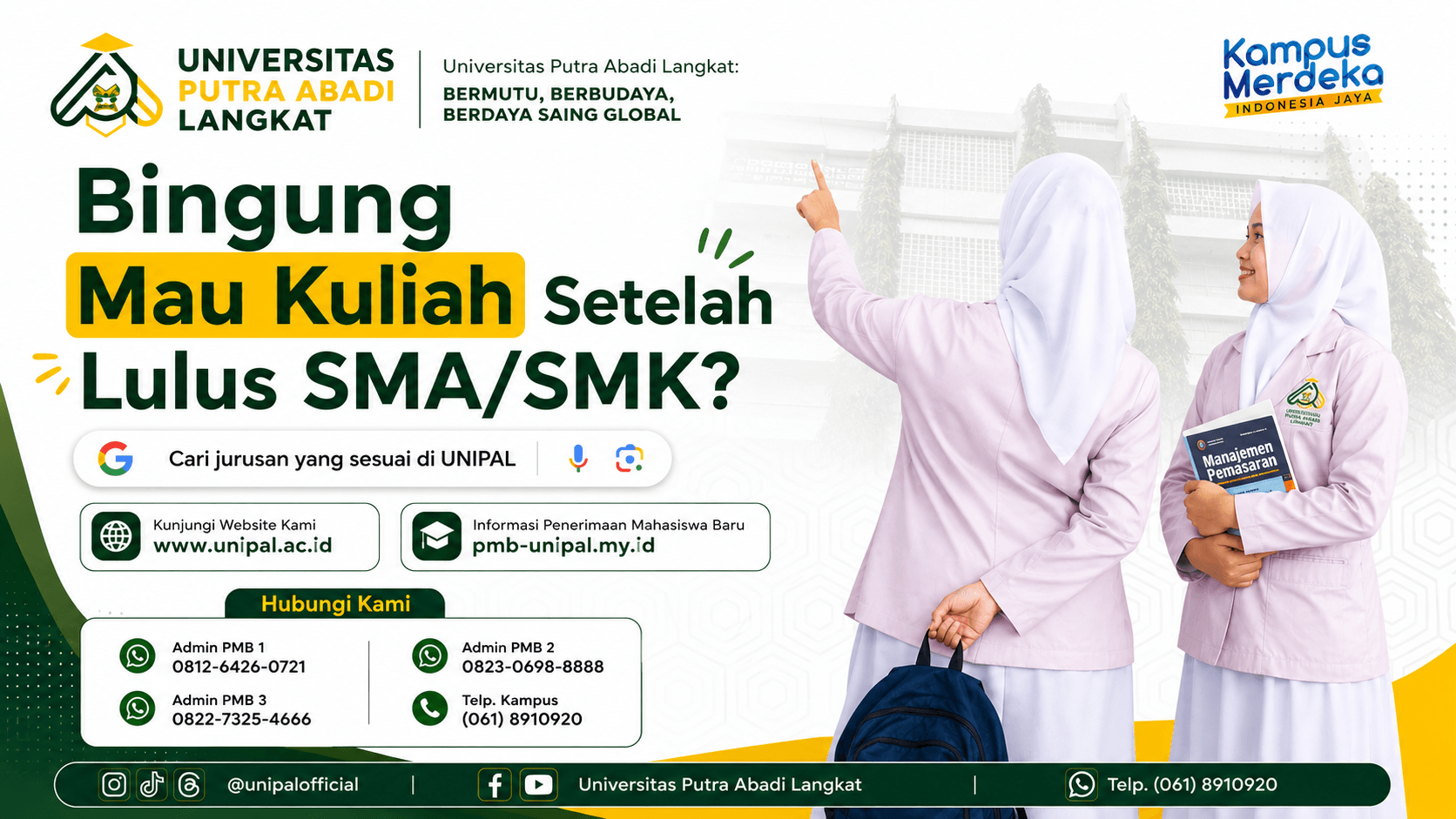 Baru Lulus SMA/SMK Masih Bingung Mau Kuliah di Mana? Ini 5 Alasan Kenapa UNIPAL Jadi Pilihan Tepat!