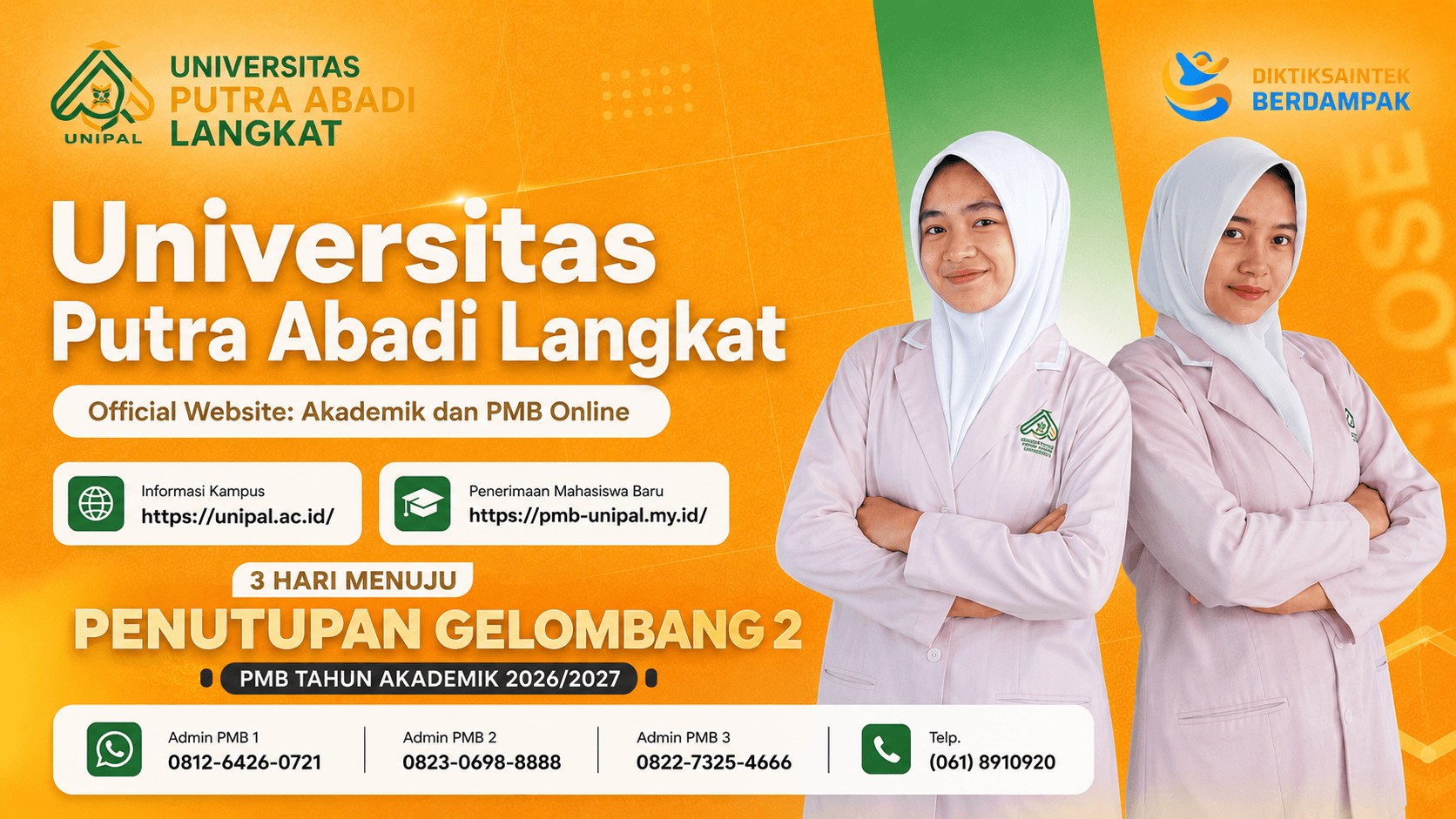 Universitas Putra Abadi Langkat - Official Website: Pusat Informasi Akademik dan PMB Online