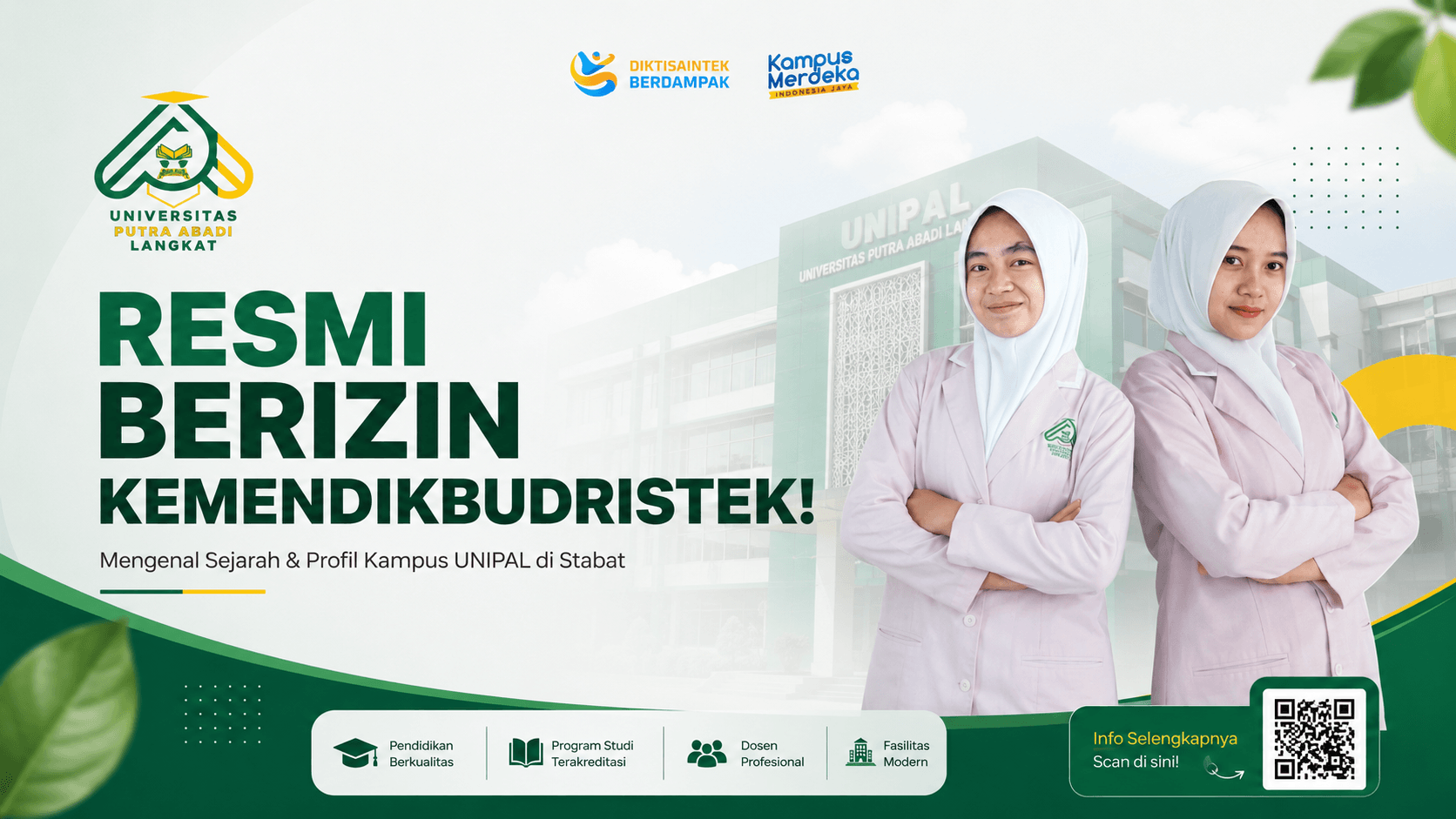 Resmi Berizin Kemendikbudristek! Inilah Sejarah Berdirinya Universitas Putra Abadi Langkat di Stabat